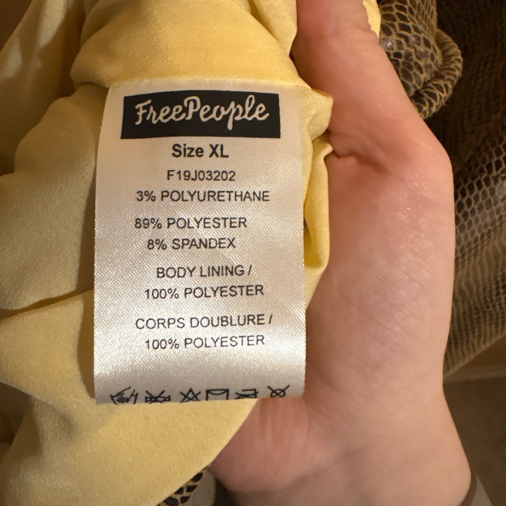 Free People Fenix Snakeskin Vegan Leather Moto Jacket - Picture 7 of 8